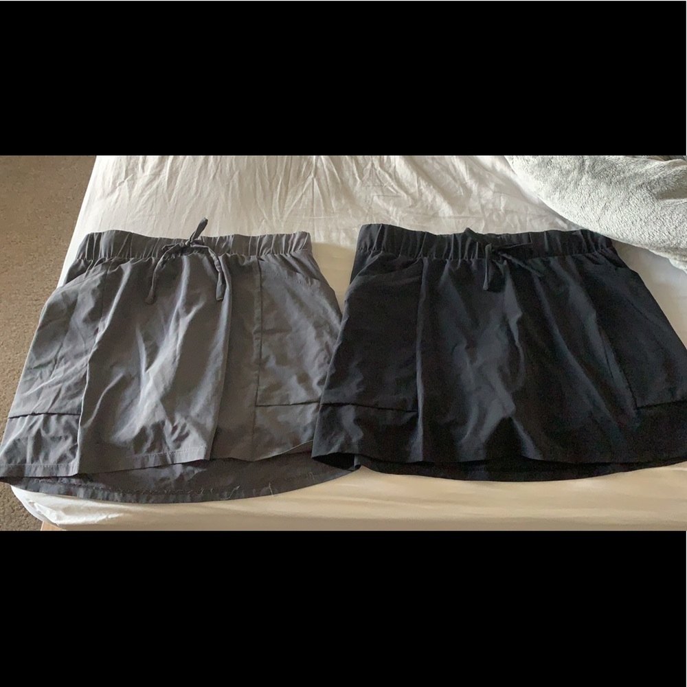 Athletic skirts
